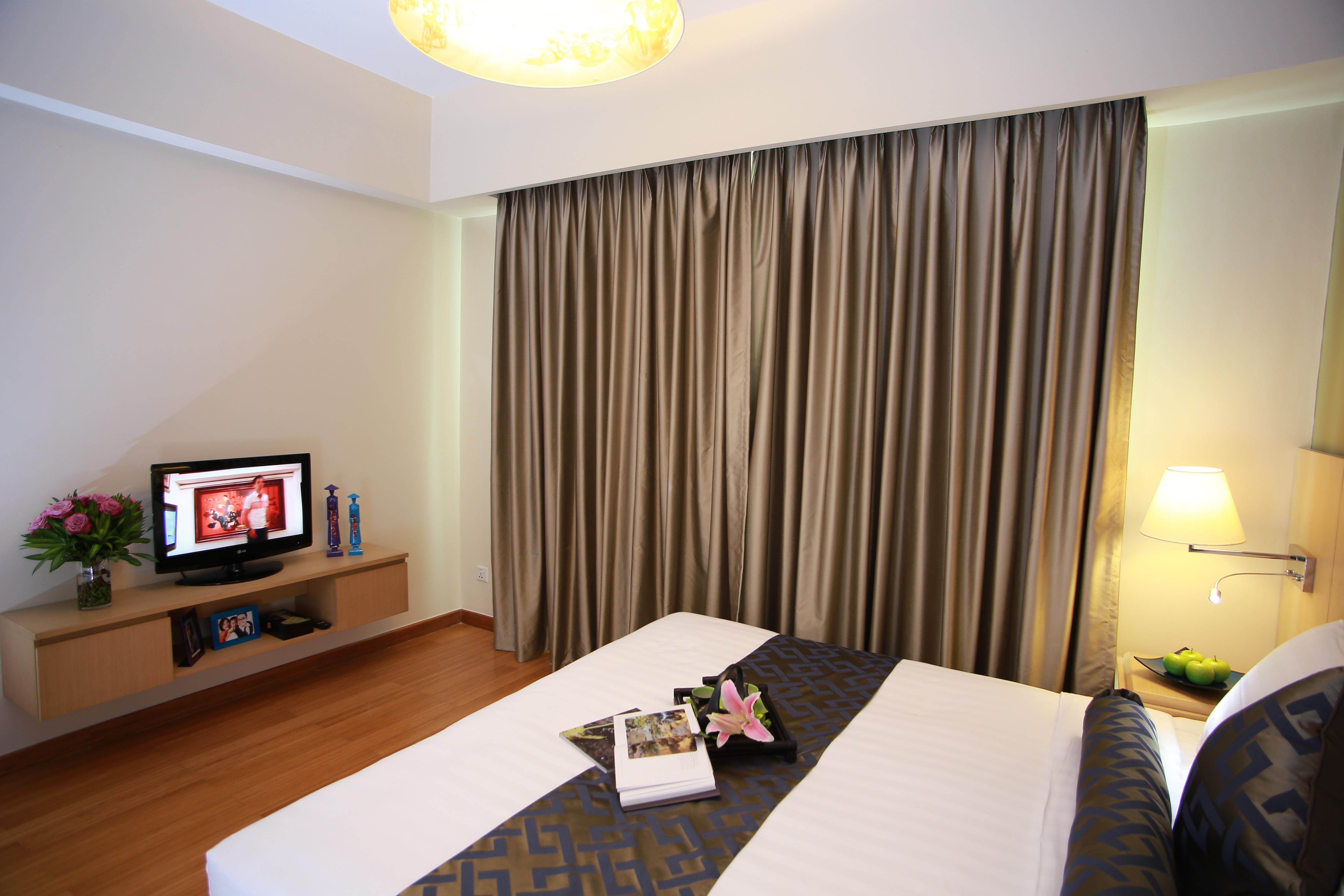 Somerset Ho-Chi-Minh-Stadt Exterior foto A bedroom at the hotel